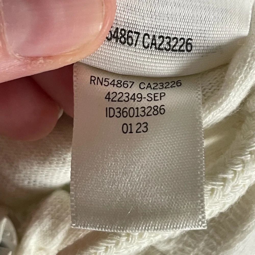 Victoria's Secret PINK summer lounge 100% cotton zip-up hoodie  Size XL Ivory - Picture 4 of 9